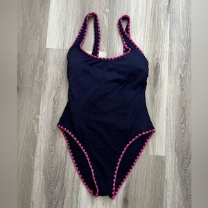 Lucky brand Crochet Trim One Piece